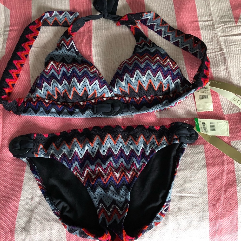 NWT Perry Ellis Bathing Suit Bikini